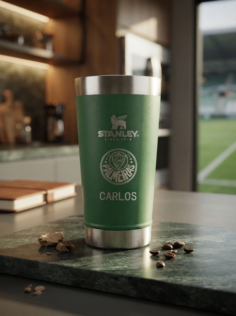 Copo Stanley personalizado Palmeiras