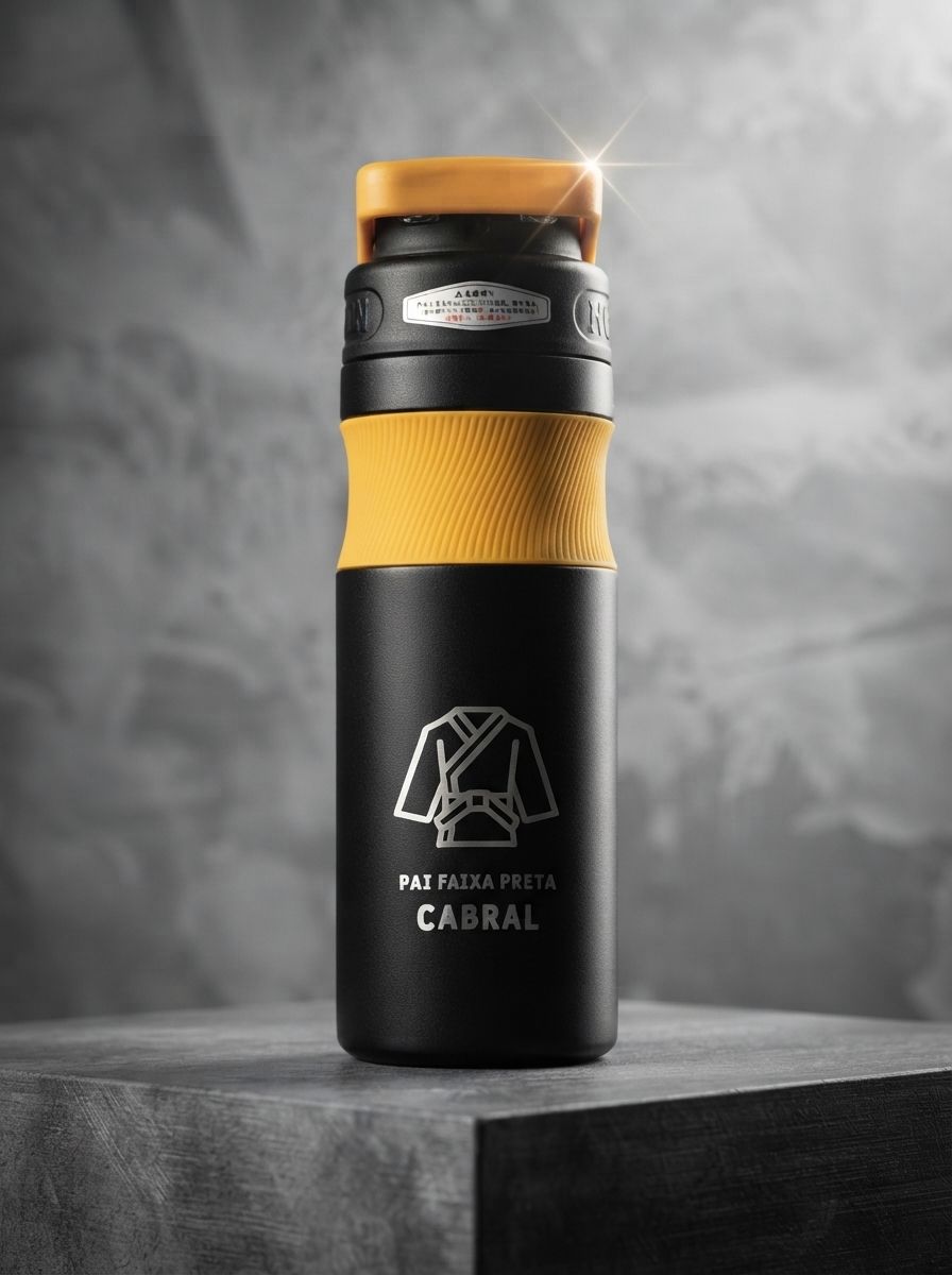 Garrafa Stanley personalizada de jiu-jitsu